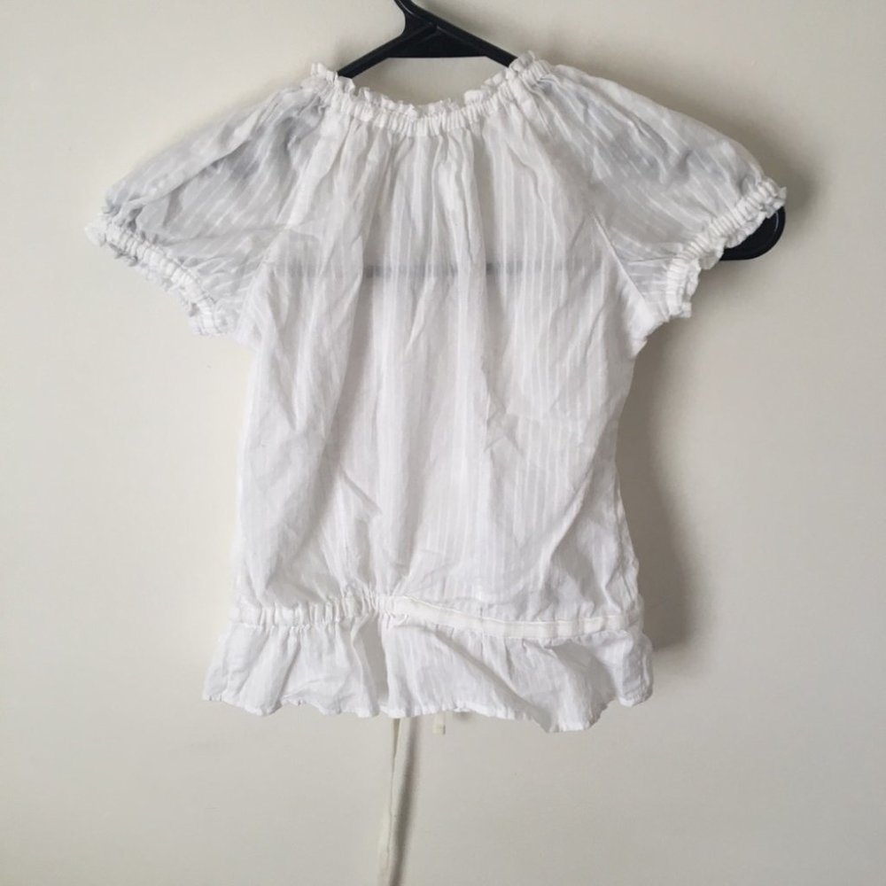 ABERCROMBIE KIDS GIRLS WHITE TOP - Picture 3 of 3